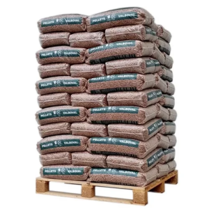 Valboval Holzpellets – Palette mit 65 Säcken à 15 kg (975 kg)